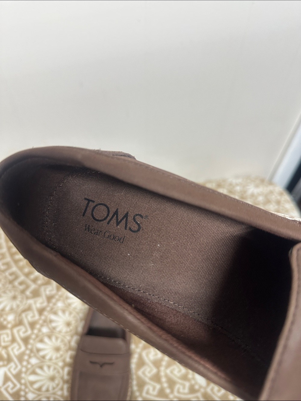 Toms Brown Lug Sole Penny Loafer - Picture 3 of 11